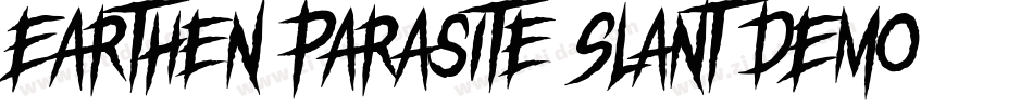 Earthen Parasite Slant DEMO字体转换
